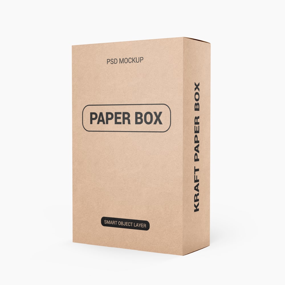 Kraft delivery box